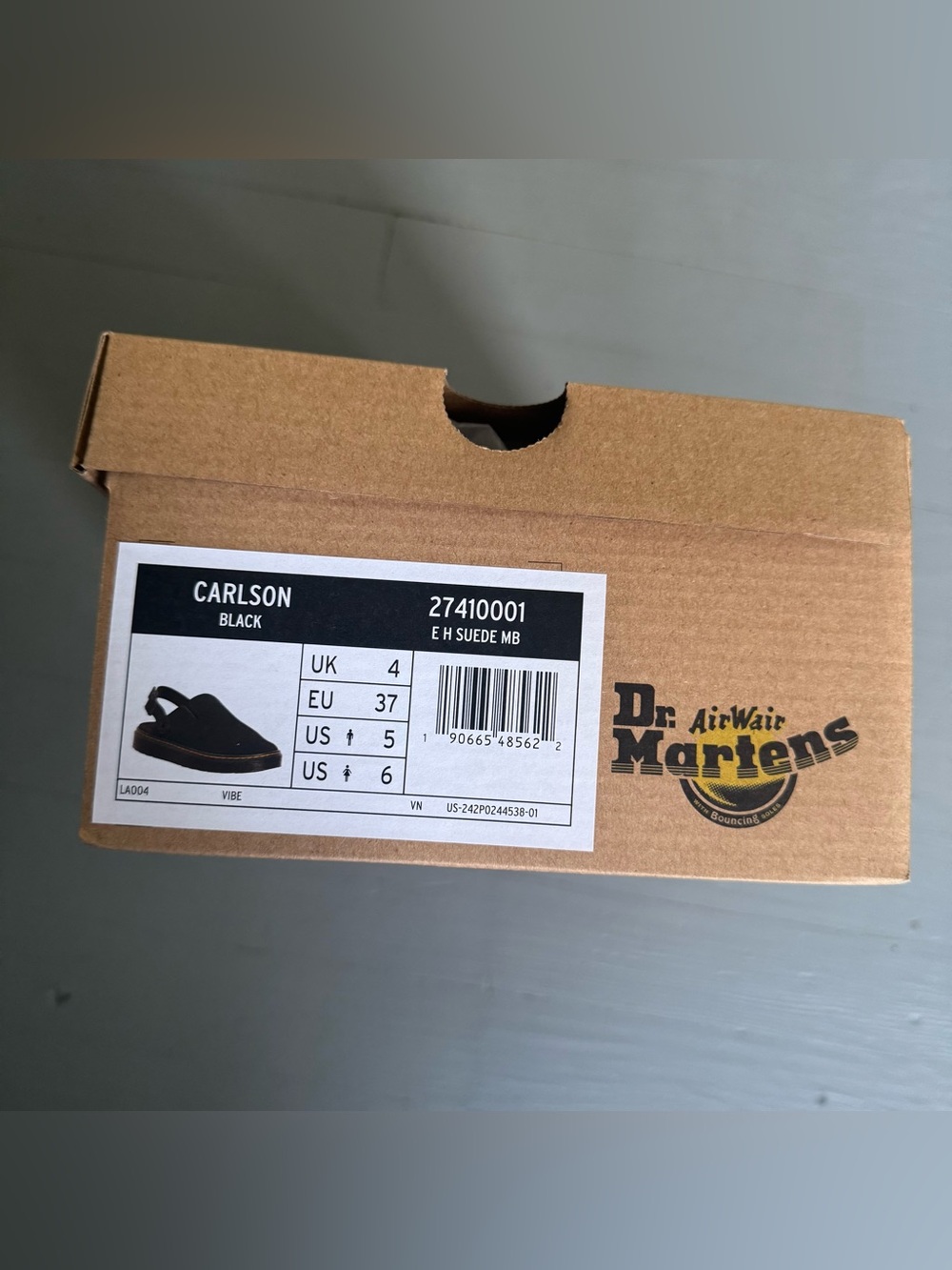Black Dr. Martens Carlson Mules NWT - Picture 4 of 6